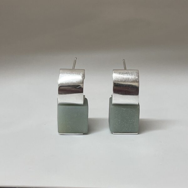 [Spring Tide] Cube Earrings - Image 2