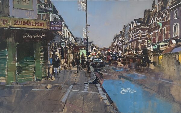 [Spring Tide] Evening Lights. The Blue Lane, Tooting