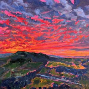 [Spring Tide] Sunset Over Box Hill