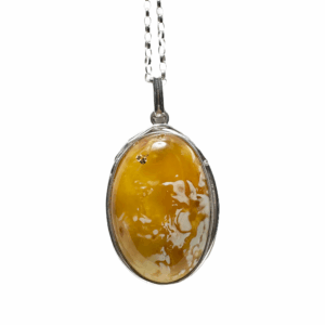 [Spring Tide] Amber pendant