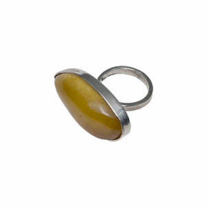 [Spring Tide] Amber ring