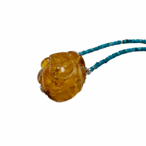 [Spring Tide] Frog – amber turquoise…