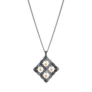 Dazzling Night Lattice Necklace