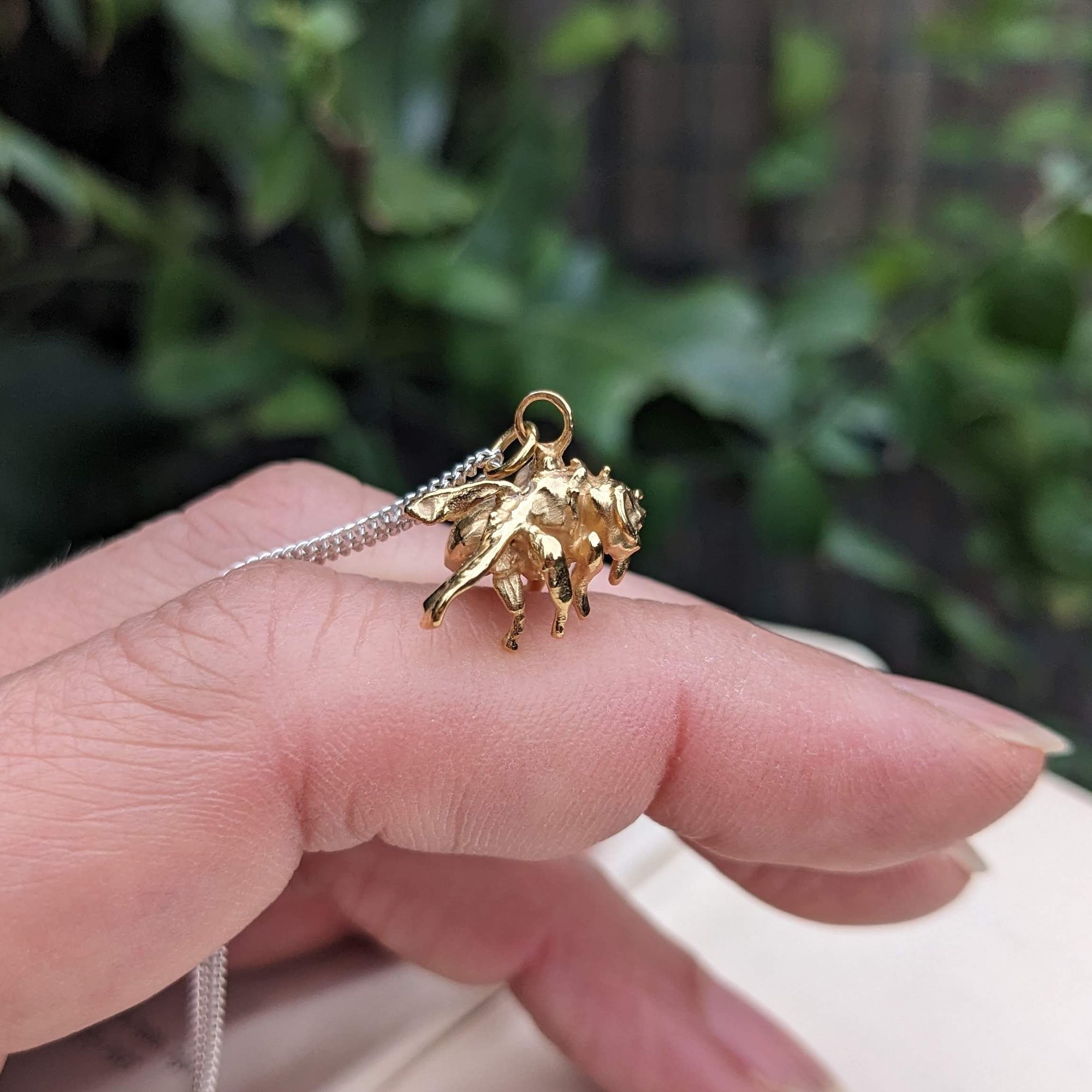 Tooting Bumblebee Infinity Necklace