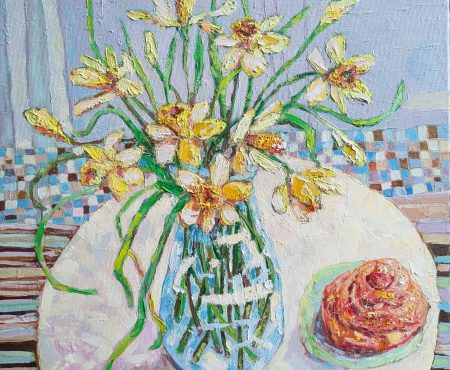 Ania Pieniazek Yummy Bun & Daffodils
